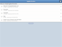 Tablet Screenshot of egyptianbreeders.com